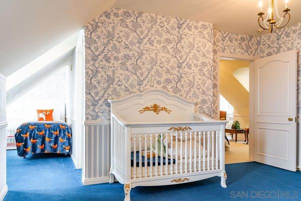 Bedroom, Chandelier, Interior