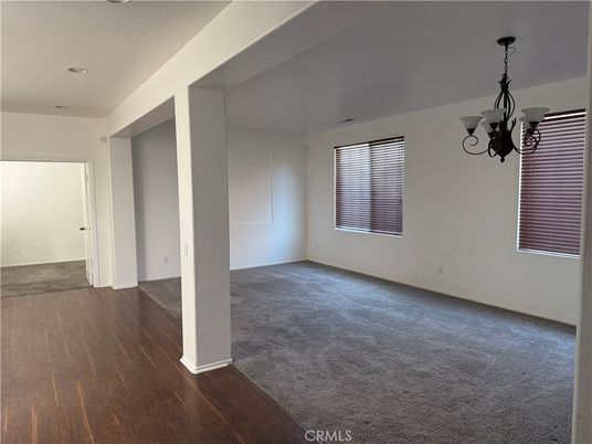 Chandelier, Empty room, Interior, Wood Texture Flooring