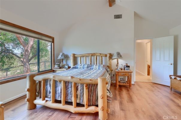 Bedroom, Interior, Wooden Beams, Wood Texture Flooring