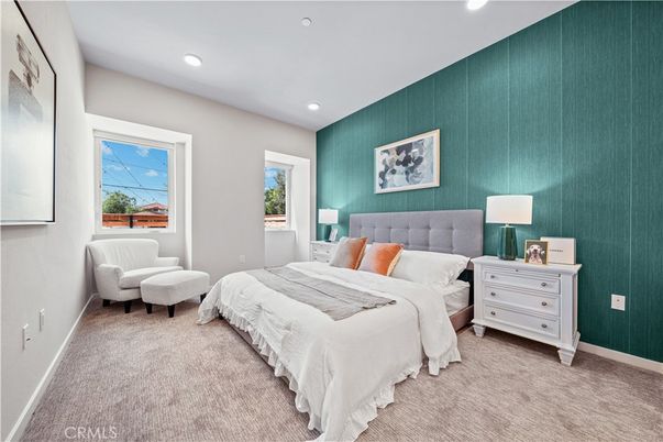 Bedroom, Interior, Recessed Lighting
