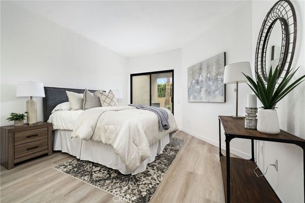 Bedroom, Interior, Wood Texture Flooring