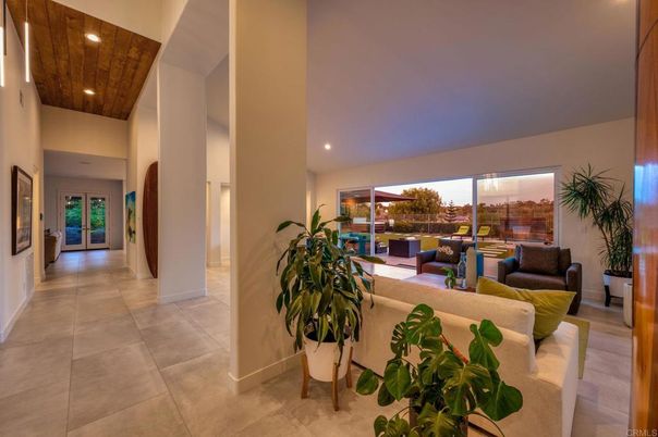 Interior, Living room, Recessed Lighting, Wooden Ceilings