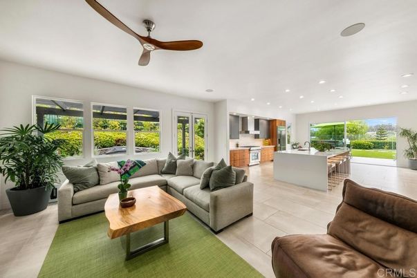 Interior, Kitchen, Living room, Recessed Lighting