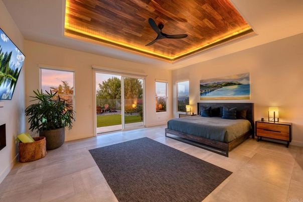 Bedroom, Interior, Wooden Ceilings