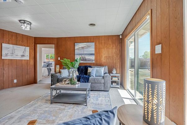Interior, Living room, Wooden Walls