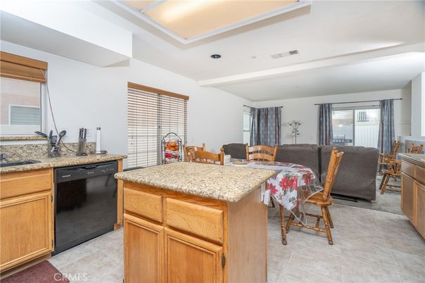 Dining room, Interior, Kitchen, Recessed Lighting