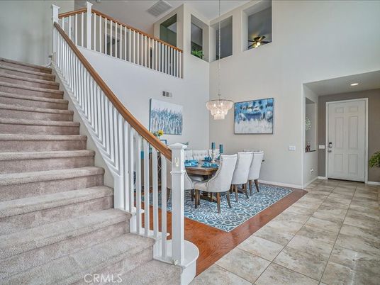 Chandelier, Dining room, Interior, Recessed Lighting, Wood Texture Flooring