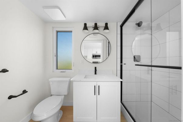 Bathroom, Glass Shower, Interior