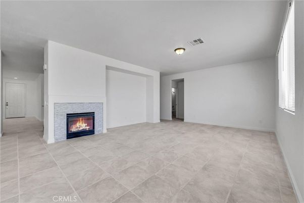 Empty room, Fireplace, Interior