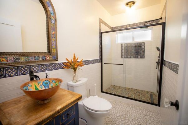 Bathroom, Glass Shower, Interior