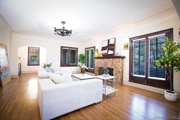 Chandelier, Fireplace, Interior, Living room, Wood Texture Flooring
