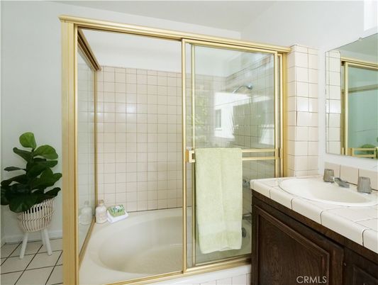 Bathroom, Glass Shower, Interior, Tile Countertops
