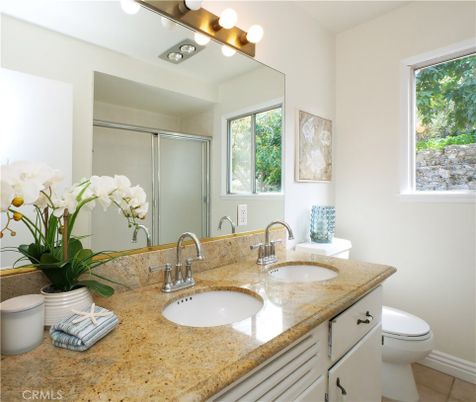 Bathroom, Dual Sink Vanities, Glass Shower, Interior