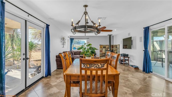 Chandelier, Dining room, Interior, Recessed Lighting
