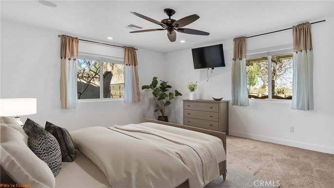 Bedroom, Interior, Recessed Lighting