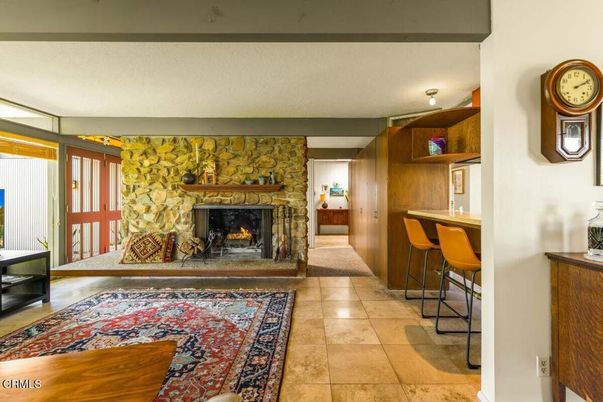 Fireplace, Interior, Stone Walls