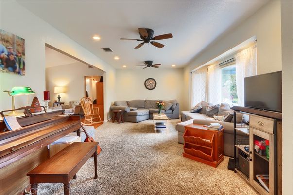 Interior, Living room, Piano, Recessed Lighting