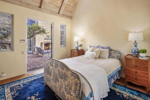 Bedroom, Interior, Wooden Beams, Wooden Ceilings, Wood Texture Flooring