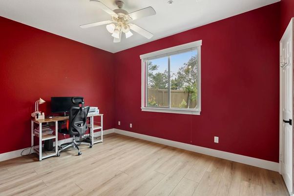 Home Office, Interior, Wood Texture Flooring