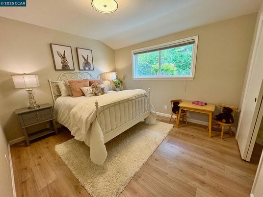 Bedroom, Interior, Wood Texture Flooring