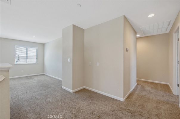 Empty room, Interior, Recessed Lighting
