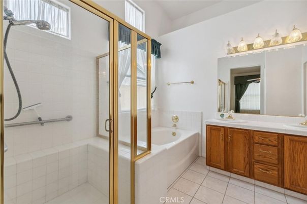 Bathroom, Dual Sink Vanities, Glass Shower, Interior