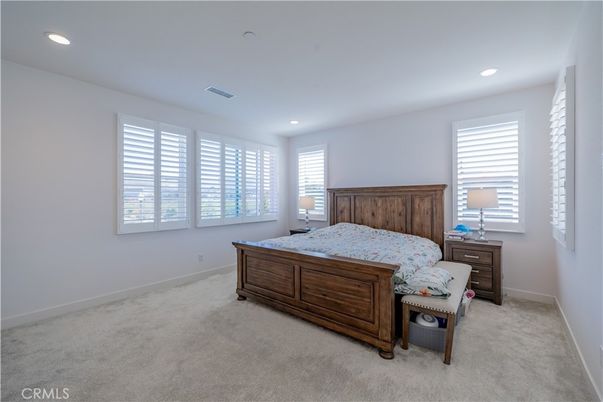 Bedroom, Interior, Recessed Lighting