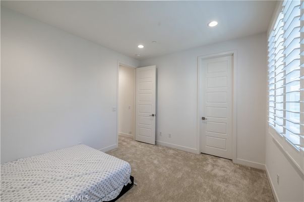 Bedroom, Empty room, Interior, Recessed Lighting