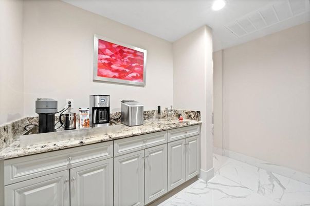 Bathroom, Interior, Marble, Recessed Lighting