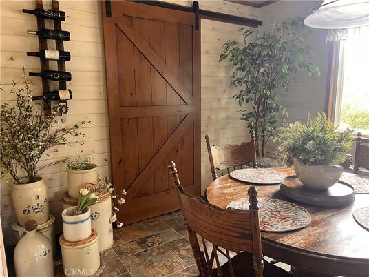 Dining room, Interior, Wooden Walls