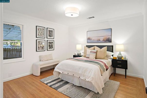 Bedroom, Interior, Wood Texture Flooring