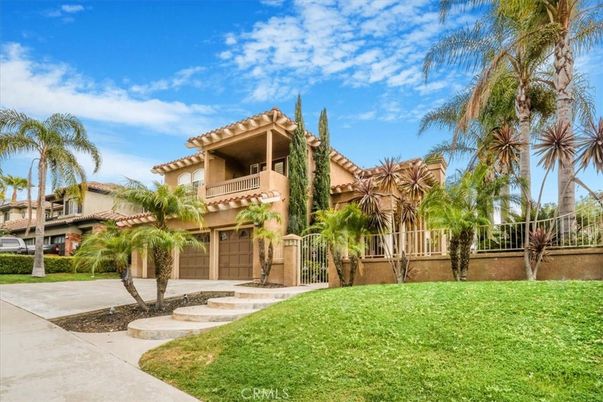 Attached, Backyard, Exterior, Facade, Mediterranean