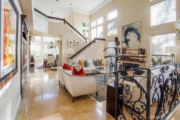 Chandelier, Dining room, Fireplace, Interior, Living room