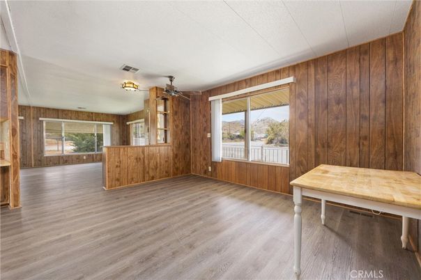 Empty room, Interior, Wood Texture Flooring, Wooden Walls