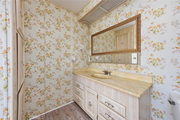 Bathroom, Interior, Wood Texture Flooring