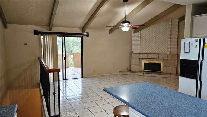 Empty room, Fireplace, Interior