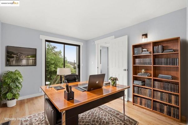 Home Office, Interior, Wood Texture Flooring