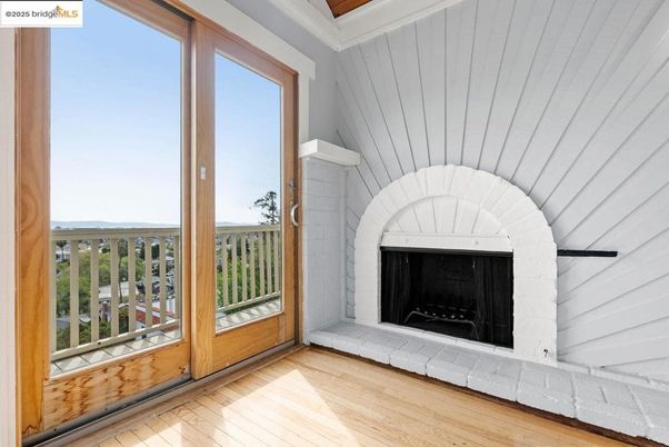 Fireplace, Interior, Wood Texture Flooring