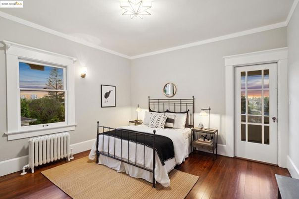 Bedroom, Interior, Wood Texture Flooring