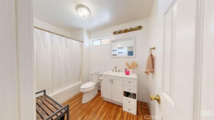 Bathroom, Interior, Wood Texture Flooring