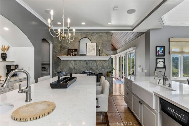 Chandelier, Interior, Kitchen, Pendant Lights, Recessed Lighting