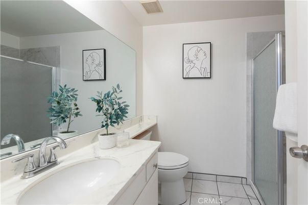 Bathroom, Glass Shower, Interior, Marble