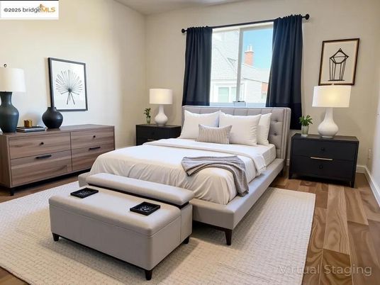 Bedroom, Interior, Wood Texture Flooring