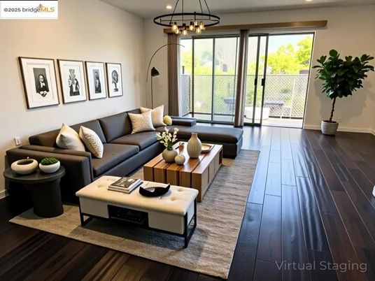 Chandelier, Interior, Living room, Recessed Lighting, Wood Texture Flooring