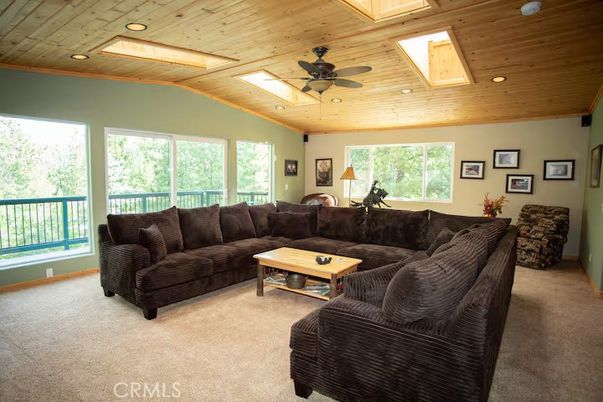 Interior, Living room, Recessed Lighting, Wooden Beams, Wooden Ceilings