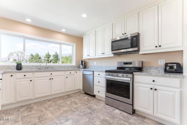 Interior, Kitchen, Recessed Lighting, Stainless Steel Appliances