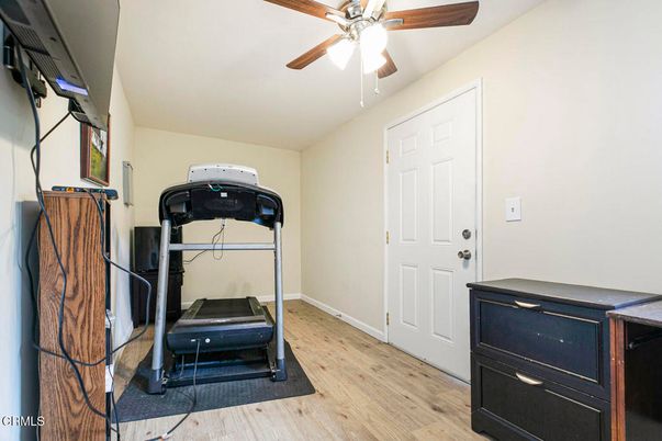 Fitness Equipment, Interior, Wood Texture Flooring