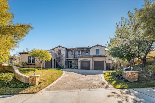 Attached, Backyard, Exterior, Facade, Mediterranean