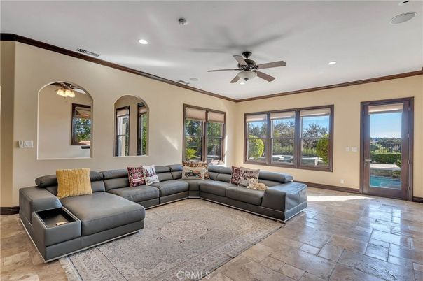 Interior, Living room, Recessed Lighting