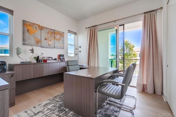 Home Office, Interior, Wood Texture Flooring